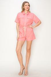 Linen romper